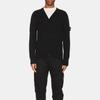 STONE ISLAND Raw Hand Cotton Knitted Cardigan 'Black' Men's 7815527D3-V0029
