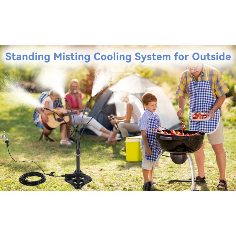 1 упаковка, стационарные распылители для наружного применения на террасе, 26,2-футовая переносная система распыления для охлаждения на открытом воздухе, стационарная система распыления для охлаждения