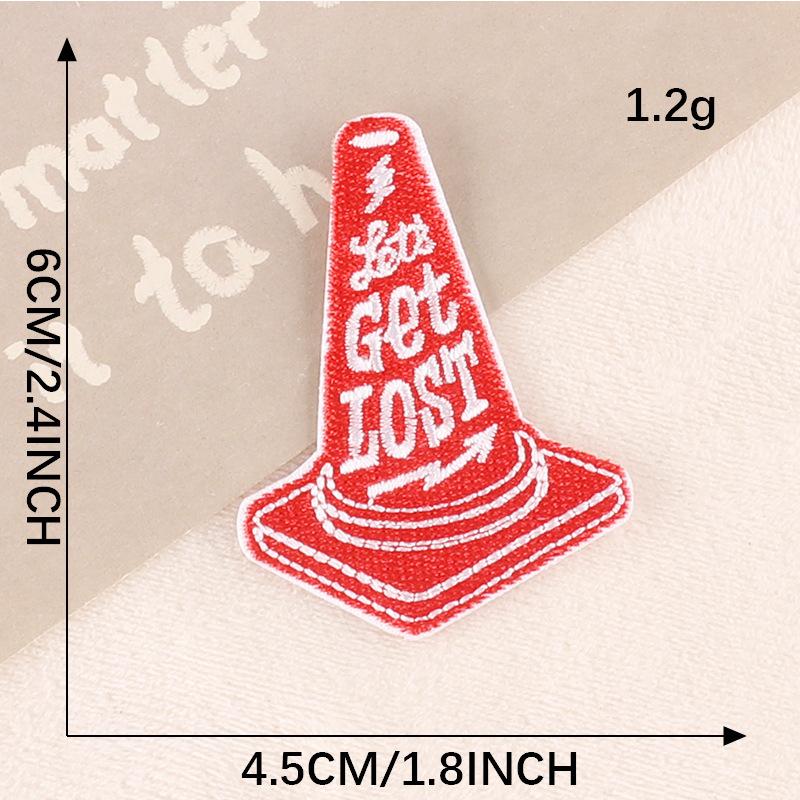 Source Embroidery Label English Letter Badge Cloth Label Clothing Accessories Patch Sticker DIY Embroidery Cloth Sticker