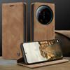 CaseMe Роскошный Ретро Магнитный Флип Чехол из ПУ Кожи для Xiaomi 17 17Ultra Чехол-Кошелек Чехол для Телефона Для Xiaomi 17 Ultra