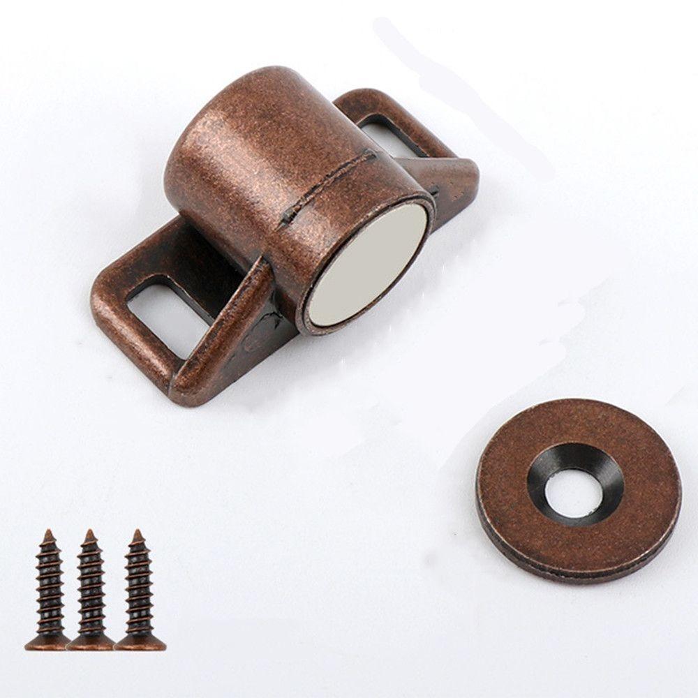 Новый Легко Устанавливаемый Магнитный Дверной Стопор Без Пробивки Утолщенный Стопор для Шкафа Цинковый Сплав Защелка для Двери Шкафа Шкаф