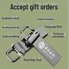 Высококачественная металлическая флешка USB 3.0, водонепроницаемая, креативный дизайн, 64 ГБ и 128 ГБ, с возможностью гравировки, идеально подходит для подарка