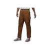 Embroidered Logo Mid-Rise Straight-Leg Casual Pants Men Bottoms Brown FB7306-231