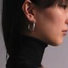 Another Layer Callie Hoop Earring (silver925)(2color)