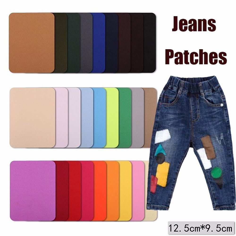 New Thermal Transfer Sewing-on Apparel Applique Self Adhesive Patches Route Iron-on Fabric Jacket Repair