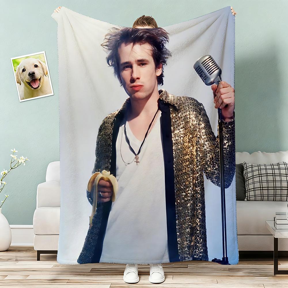 JJeff Buckley SINGER Throw Lightweight g Flannel Blanket Soft Skinfriendly for Summer Cooling