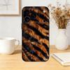 Модный Чехол для Телефона с Принтом Тигра и Леопарда для iPhone 17,16,15,14,13,12,11 Plus,Pro Max,SE4 Мягкий Силиконовый Черный Чехол