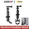 360° Motorcycle Handlebar Mount Aluminum Holder Bike Bracket For GoPro Hero 12 11 10 9 8 Insta360 Osmo Action Camera Accessories