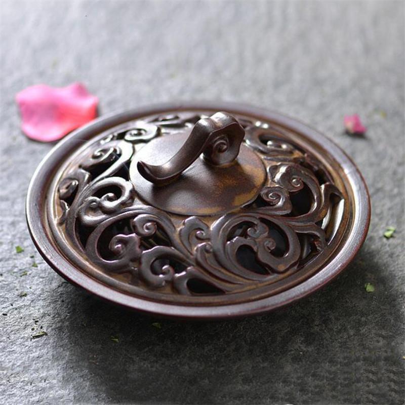 Ретро керамическая катушка курильница Москитная курильница держатель для ароматических палочек ароматерапия аромат домашний декор чайного домика