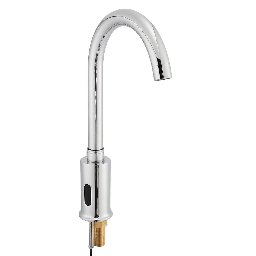 AC.220V Электронный Автоматический Сенсорный Контроль Кухонный Водопроводный Кран Инфракрасный Современный Смеситель для Раковины в Ванной Комнате Сенсорный Кран Руки Тактильный