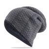 Hat Soft Fashion Adult Men Winter Warm Hat For Unisex Knitted Casual Beanies Skullies Cotton Wool Hats  Outdoor Solid Gorros