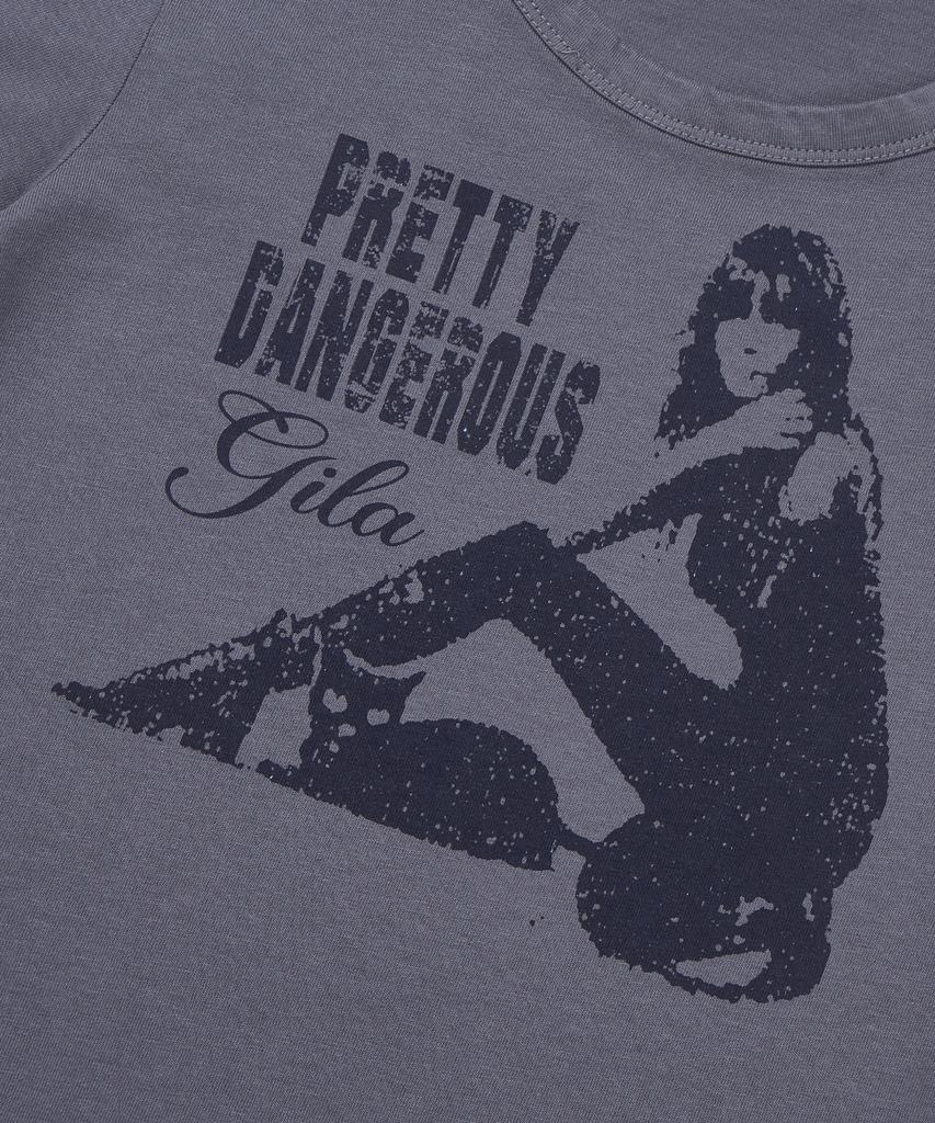 Gillaakaibeu Crop-топы Danger Girl_Темно-синий