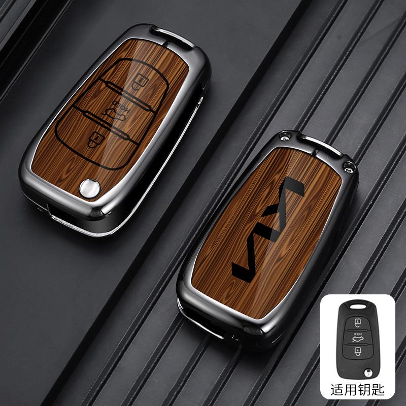 2026 Hot Car Sticker Zinc Alloy Car Key Case Cover Shell Fob Holder For KIA Sportage Rio 3 Soul Optima Ceed Pro K5 K2 Pride Keyl