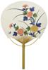 Shikoku Uchiwa by Chrysanthemum Approximately 28 X 41 (Japanese Fan), Unisex, Gen'emon Kiln, Design, Cm.