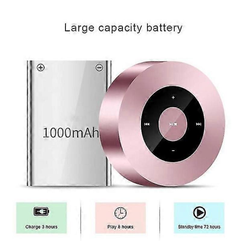 Portable Bluetooth Speaker with Mic - Handsfree Calls, TF Card Slot, HD Sound & Bass