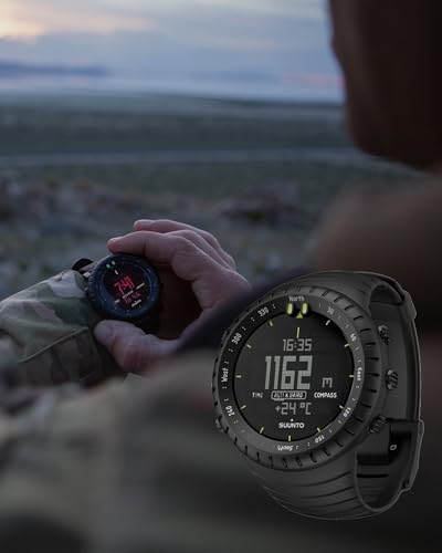 Suunto (СУУНТО) Suunto Core полностью черный (SUUNTO CORE Полностью черный) Водонепроницаемость 3 АТМ Направление/Высота/Атмосферное давление/Глубина воды [Оригинал