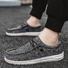 2024 Nem Men's Breathable Casual Canvas Shoes Comfortable Loafers Soft Penny Walking Shoes Men's Lightweight Driving Boat Shoes