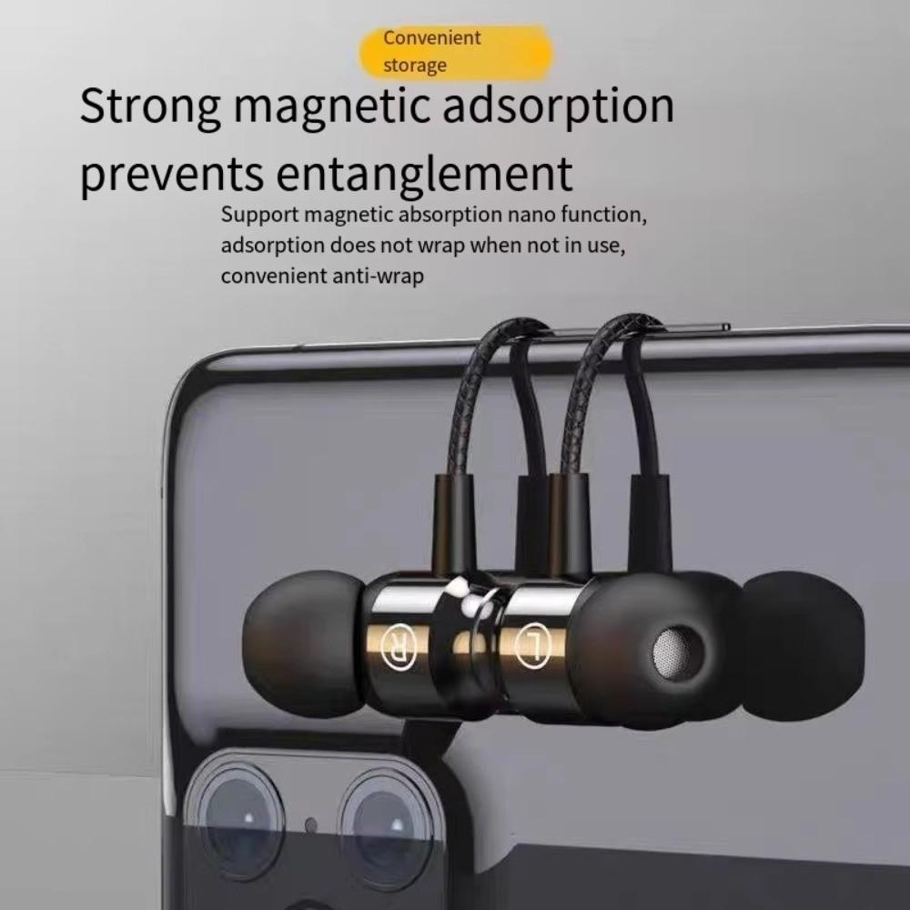 Bass Stereo Dual-plug Headphones 3.5mm in-ear Earbud Gamer Wired Earphone Desktop