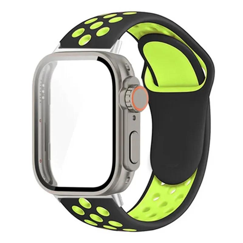 Чехол+Силиконовый ремешок для Huawei Watch Fit 3 Замена на ультра 49 мм Защитное стекло с экраном для Huawei fit 3 Ремешок
