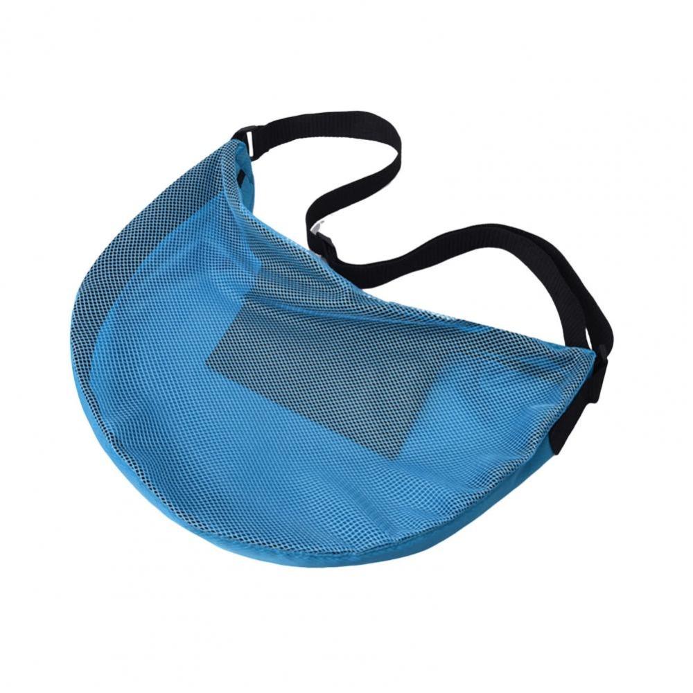 Adjustable Crossbody Ball Bag Single Shoulder Soccer Storage Case Basketball Mesh Bag  Team Work