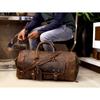 Handmade Leather Travel Bag Duffel Gym Bag, Leather Holdall, Overnight Duffel, Weekend Duffel, Large Luggage Unisex Gift