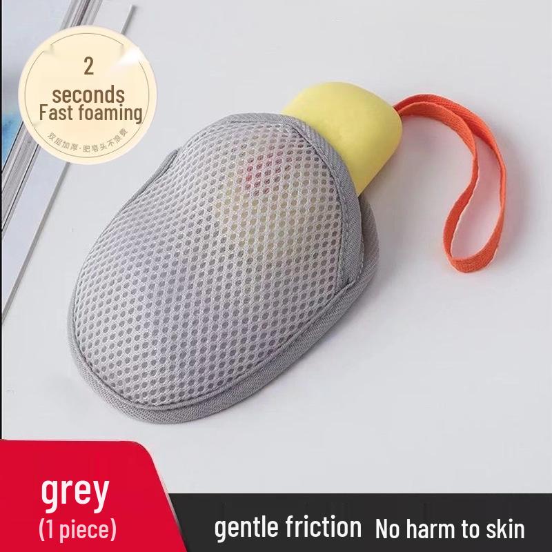 Dual-Sided Soap Foaming Net Bag for Bath & Face
