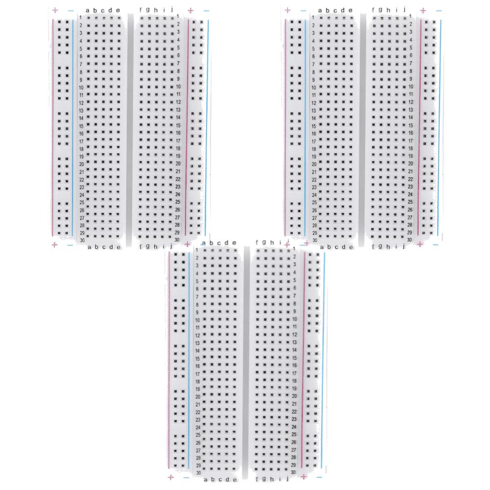 20-1PCS 400 Tie Points Solderless PCB Breadboard Spliceable Mini Universal Test Protoboard for Experiment Test Robot