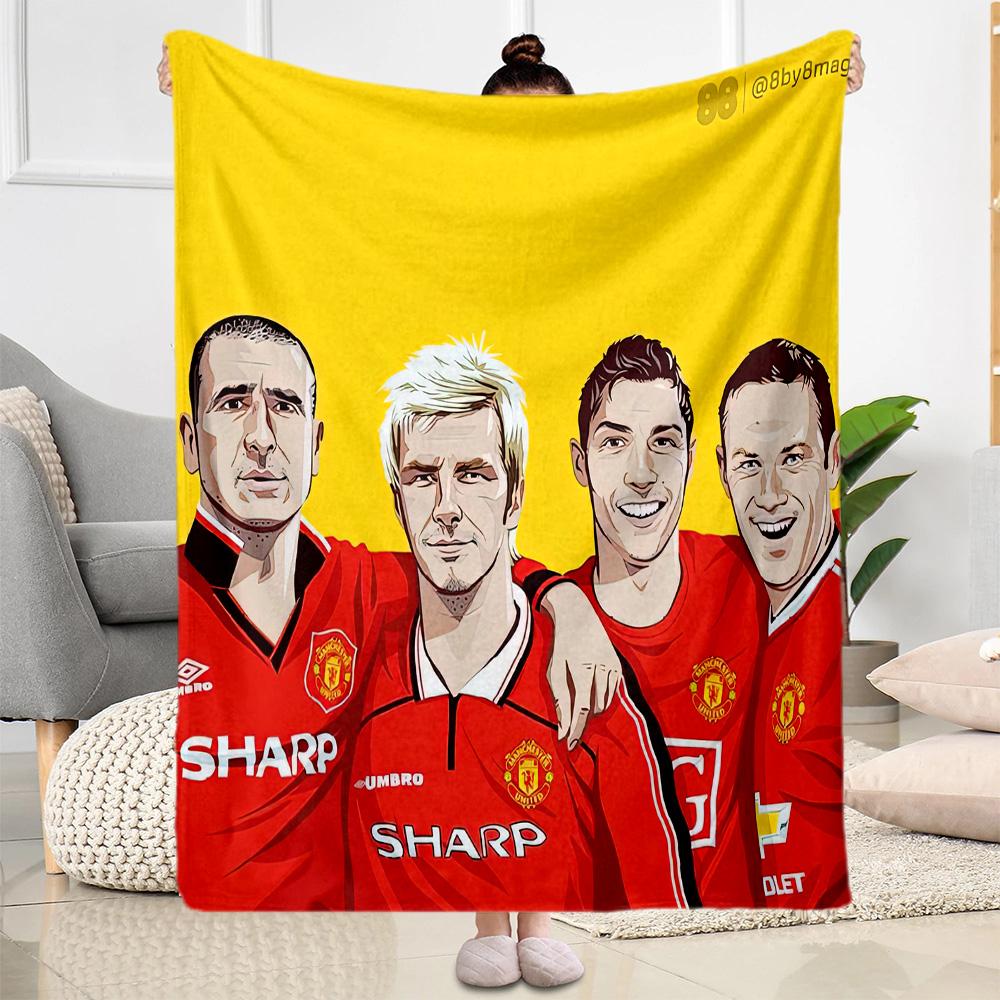 Manchester Blanket Comfortable Suitable For Bedding Couch Office Chair For All Seasons Stylish Decor Perfect Gift For Relatives And Friends