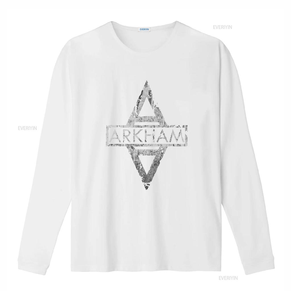 Футболка Arkham Asylum для мужчин PC06 винтажная стираная стильная мягкая повседневная немного мужская удобная одежда для дизайнера