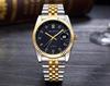 WLISTH Luxury Gold Watch Lady Men Lover Stainless Steel Quartz Waterproof Male Wristwatches for Men Analog Auto Date Clcok