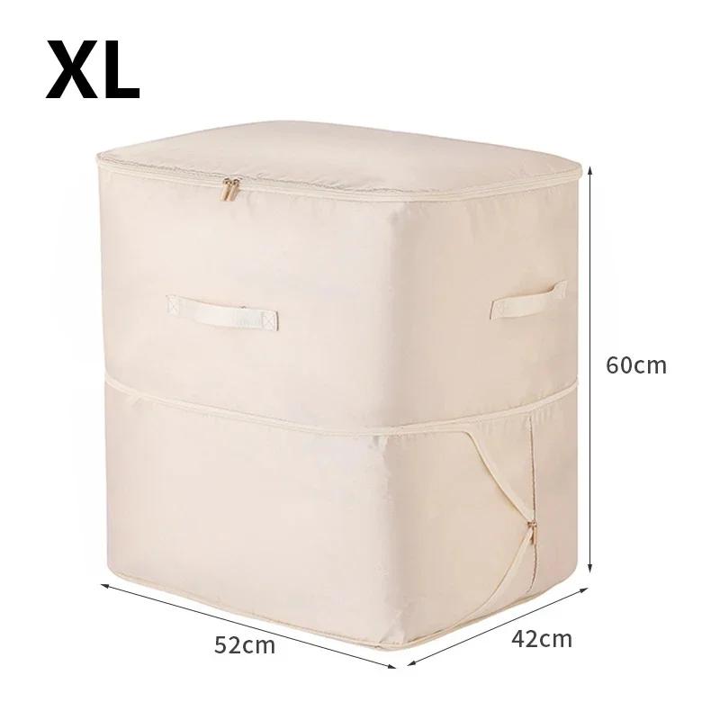 Compression Dustproof Organizer Storage Bag Large Capacity Moisture-proof Clothes Quilt Moving Bag Self Compression Organizer