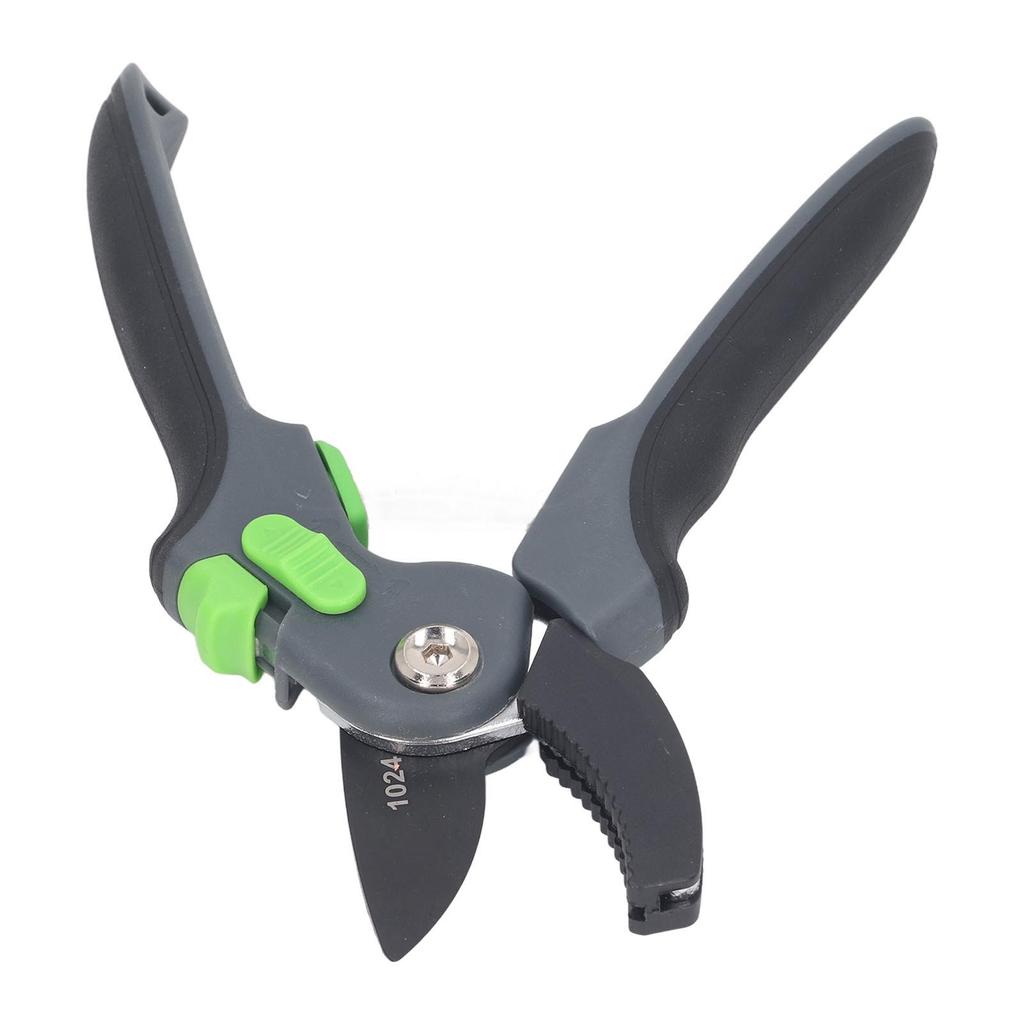 Ratchet Pruning Shears Heavy Duty Gardening Tool Tree Trimming Bypass Hand Pruner 8.5in for