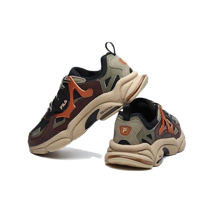 Fila Fusion Удобные Легкие Низкие Повседневные Кроссовки для Бега Мужские кроссовки Черно-Красные T12M141107FBD