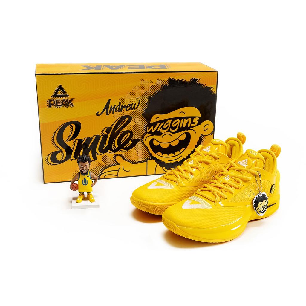 Peak Wiggins AW2 - Smiley Colorway Подарочная коробка Мужские Баскетбольные кроссовки Ярко-желтый ET41587A