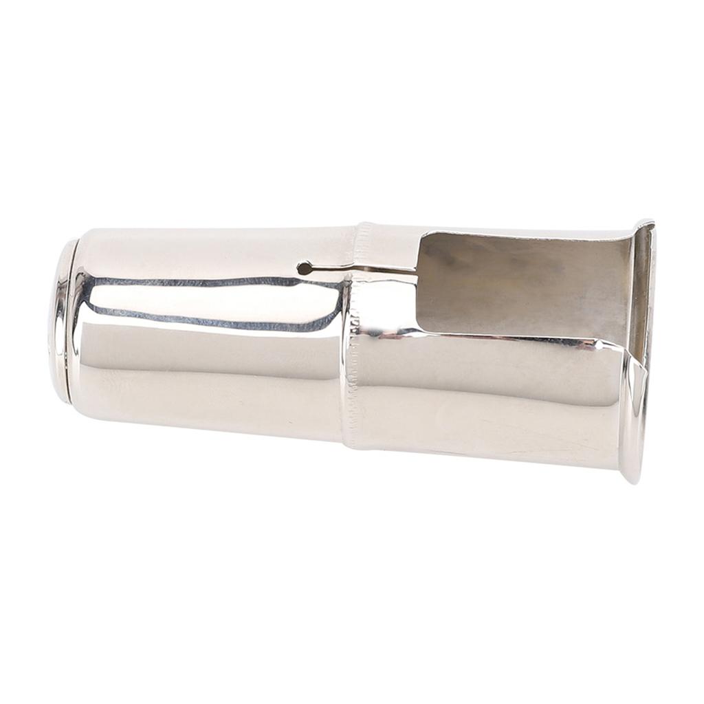 Flute Head Cap Protection Cover NickelPlated Mouthpiece Plug for Saxophone Clarinet BB High Tone Clarinet