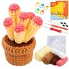 Beginners Crochet Kits DIY Crochet Starter Kits Including Crochet Hook, Yarn Balls, Needle, Instructions, Accessories