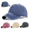 Women Ponytail Baseball Cap Summer Washed Denim Cotton Cap Outdoor Adjustable Trucker Dad Hat