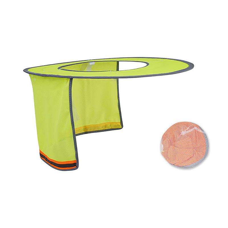 Летний солнцезащитный козырек Защитная каска для защиты шеи Защитные каски Светоотражающая сетка Светоотражающий чехол для строителей