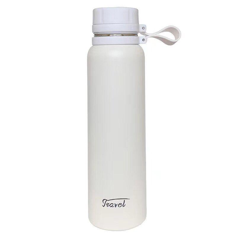 Large-Capacity Thermos Cup for Men and Women, Stylish and Portable, with Tea Infuser, 304 Antibacterial Stainless Steel Water Bottle for Students