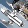 Grease Gun Coupler 10000 PSI NPTI/8 Oil Pump Quick Release Grease Tip Tool Car Syringe Lubricant Tip Grease Nozzle for Repair