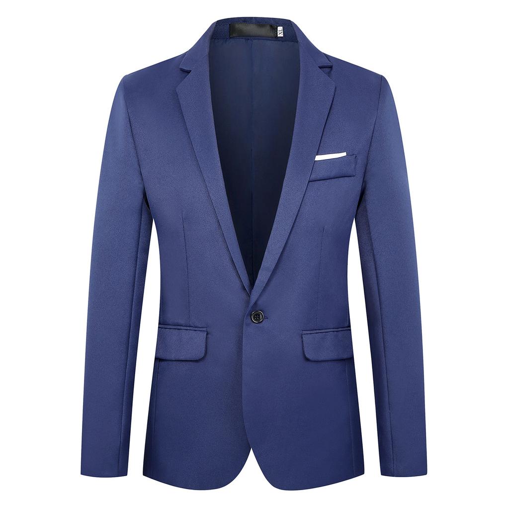 Suit Men's Korean Version Trendy Slim Fit Solid Color Men's Small Blazer