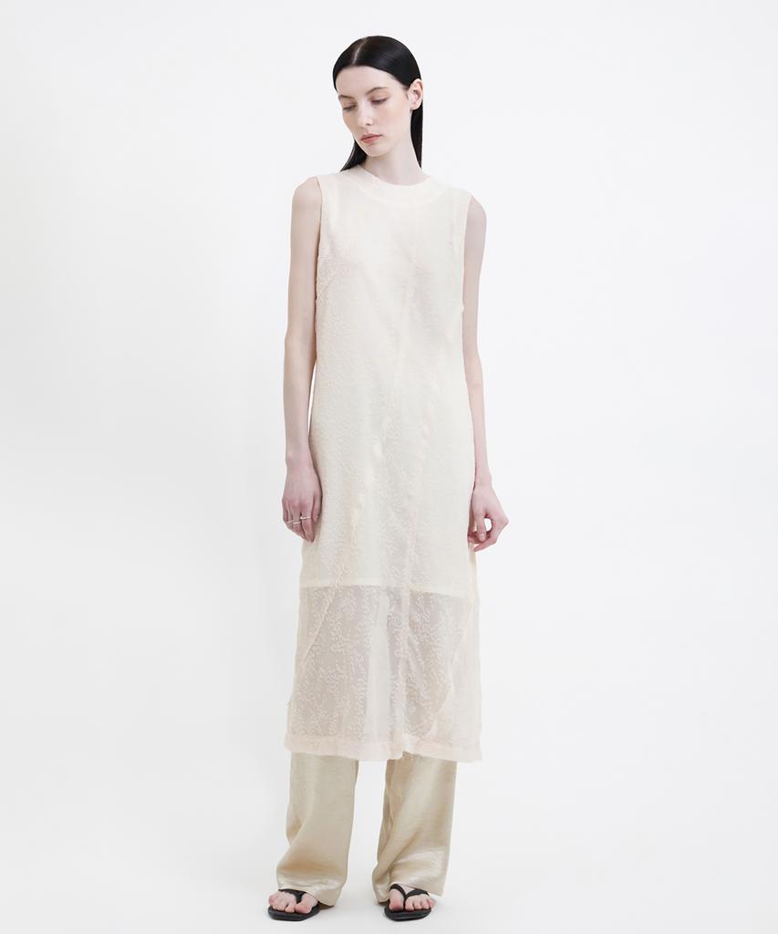 YOUTH Fluid Straight-Leg Pants - Light Beige