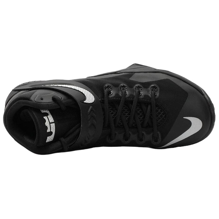 Nike Zoom Soldier 7 Универсальные Удобные Нескользящие Прочные Высокие Баскетбольные Кроссовки Мужские кроссовки Черные 653642-001