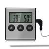Digital Kitchen Thermometer Lcd Display Long Probe For Grill Oven Food Meat Cook