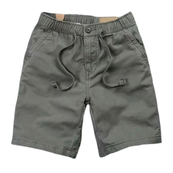 Свободные мужские шорты-карго с накладными карманами, модные летние повседневные брюки