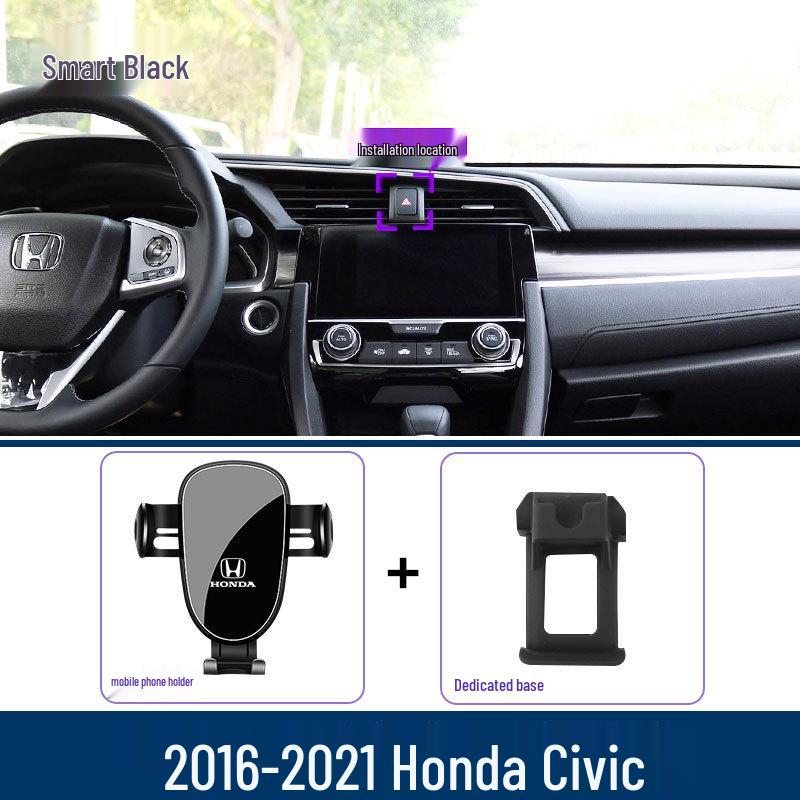 Совместимый держатель для телефона для Honda Civic (2016-2023) 9-е, 10-е, 11-е поколение – Кронштейн для навигации.