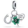 Charms Plata De Ley New Series Evil Eye Flowers Heart Charms Fit 3Mm Original Bracelet Pendant Diy Jewelry For Women