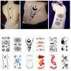 Fashion Maple Fox Deer Waterproof Temporary Flash Tattoo Stickers Human Body Art