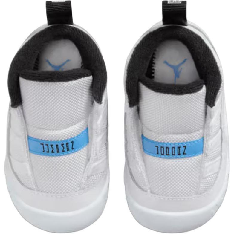 Air Jordan 11 Retro CB Legend Blue / Columbia 2024 Детские кроссовки Белый Черный CI6165-104