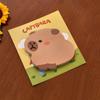 30 Sheets Memo Pad Cartoon Planner Sticker Gift Capybara Sticky Notes